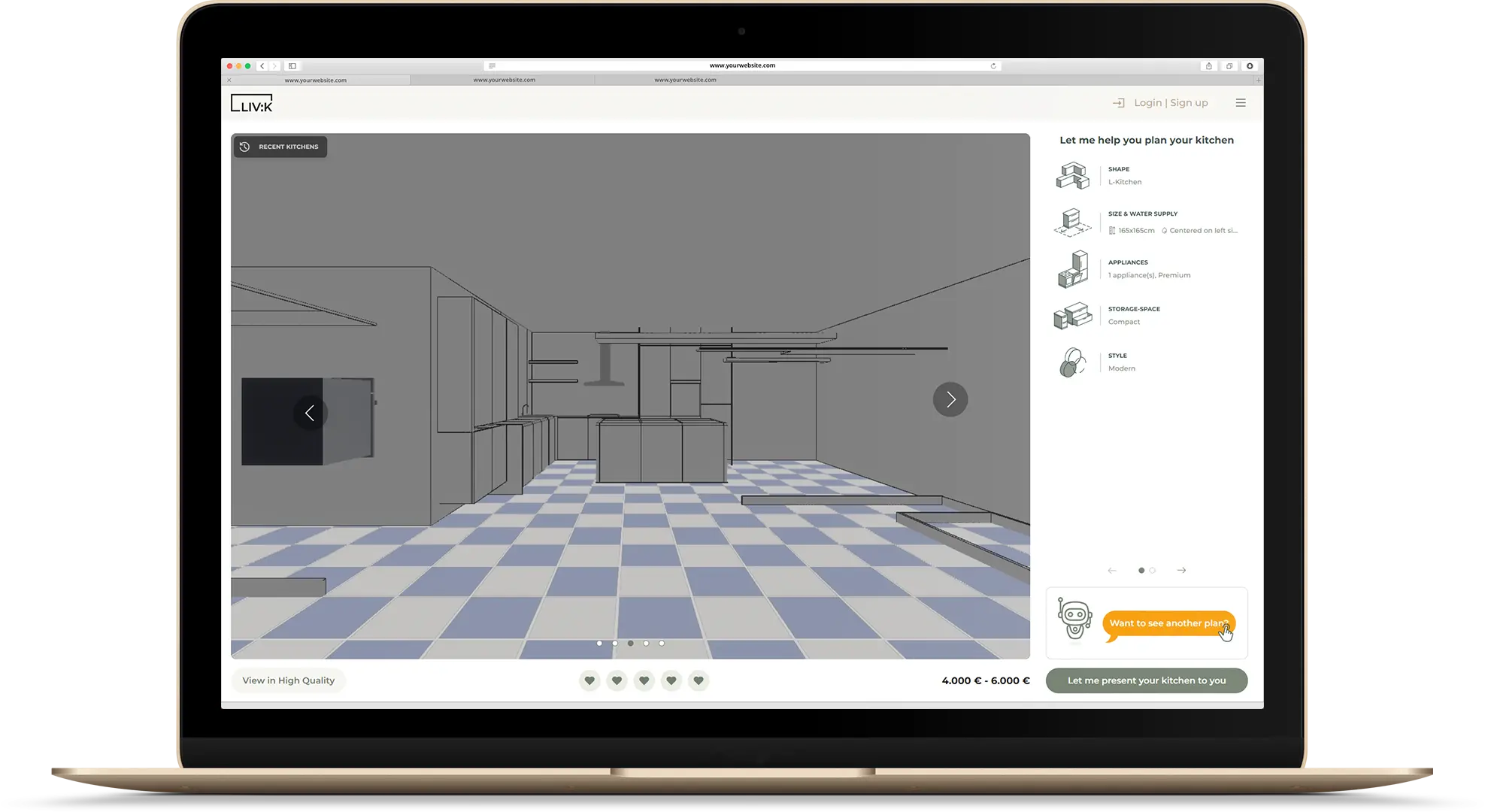 Laptop with Ai configurator image